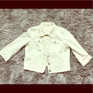 Cream Loft Jean Jacket
